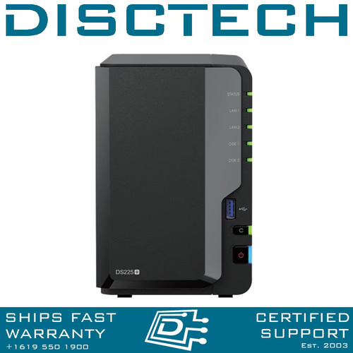Synology 4tb ds225 bay - synology, 2-bay