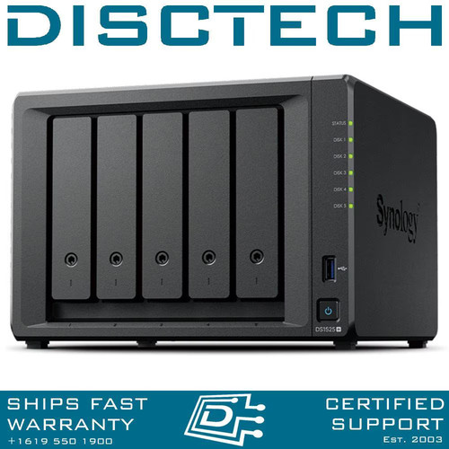 Synology ds1525 10tb bay - synology, 5-bay